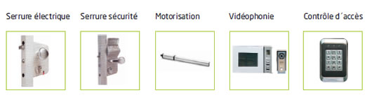 Accessoires optionnels